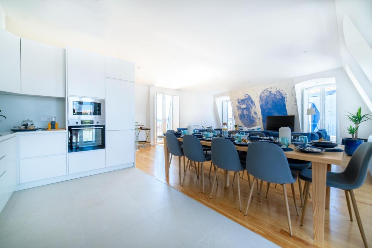 Blue By The River 4 - Unique Penthouse Duplex With A View 리스본 외부 사진
