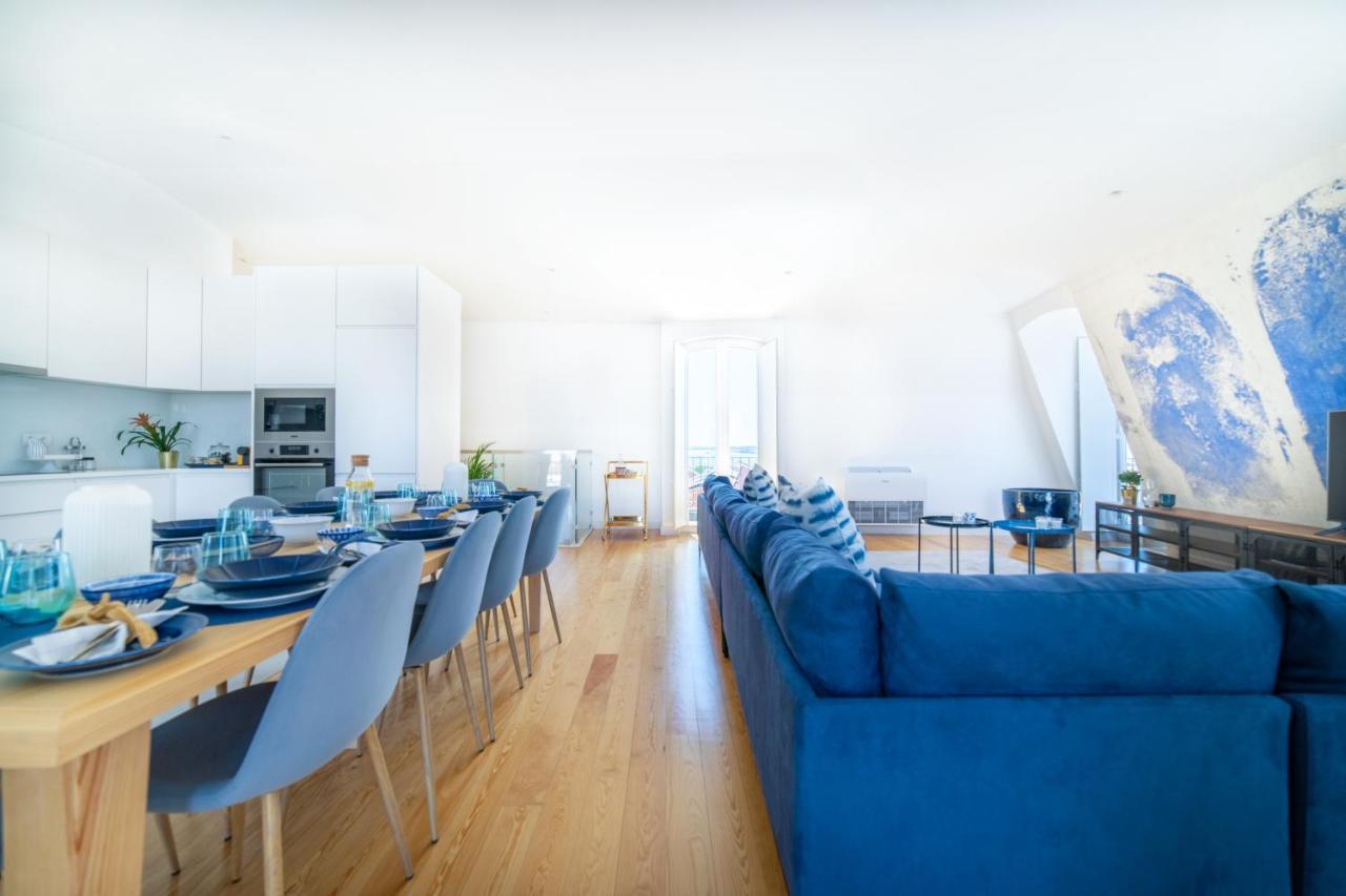 Blue By The River 4 - Unique Penthouse Duplex With A View 리스본 외부 사진